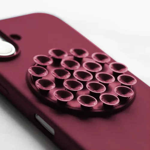 iPhone 16 Pro tok Silicone Stick tok 6,3" bordó-5907504578675 2 kép