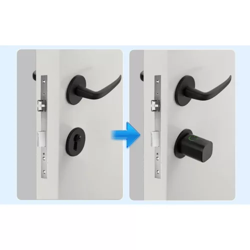 Avatto SDL-V1-B90 90mm ezüst színű digitális zárhenger-6976037362395 6 kép