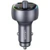 USAMS CC328 30W 1xUSB-A 1xUSB-C Bluetooth FM transmitter töltővel