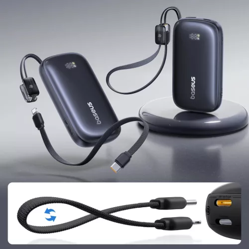 Baseus EnerFill FC21 Qpow 3 Ultra Powerbank 10000mAh 45W integrált k�-6932172692469 5 kép