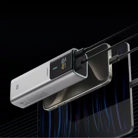 Powerbank CUKTECH CKPB100PGLBL 150W 10000mAh USB-C USB-A - szary-6973886190674 2 kép