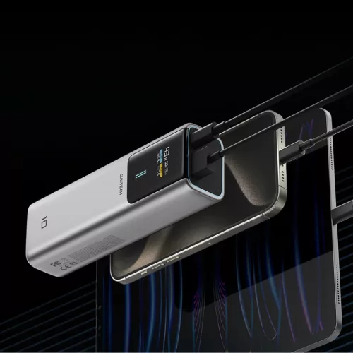Powerbank CUKTECH CKPB100PGLBL 150W 10000mAh USB-C USB-A - szary-6973886190674 2 kép