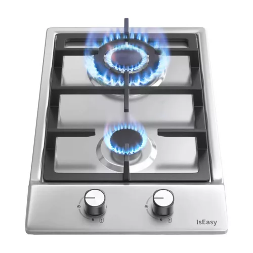 IsEasy MGBS-312A kétzónás gáztűzhely (rozsdamentes acél)-6977132450178 2 kép