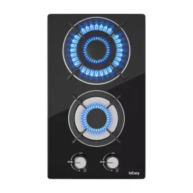 IsEasy MGBG-312A üvegpaneles kétzónás gáztűzhely, gázfőzőlap -6977132450208 1 kép