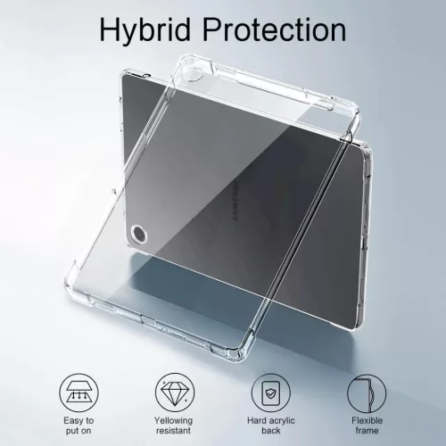 Samsung Galaxy Tab A9+ Plus / A11+ Plus 11.0 Flexair tok Przezroczysty-5906302335350 3 kép