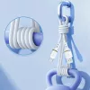 Dudao L25L USB-A - Lightning kábel 1m 30W lágy szilikon fonattal - F-6976625335930 3 kép