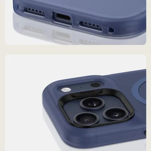  iPhone 17 Pro Benks Magnetic Lucid Armor tok kék (kamera irányító-6948005959470 9 kép
