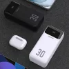 Dudao K15MAX 30000mAh PD 22.5W Powerbank beépített kábelekkel - Fek-6977196682478 6 kép