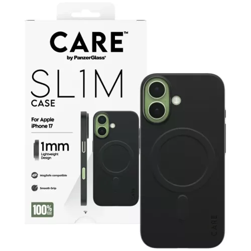iPhone 17 CARE by PanzerGlass SL1M MagSafe fekete tok-5715685035319 4 kép