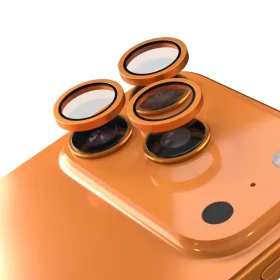 iPhone 17 Pro / 17 Pro Max kamera lencsevédő narancssárga üvegfól-5907674500582 1 kép