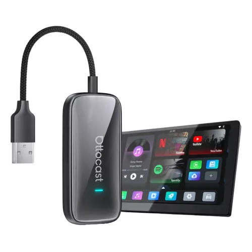 OTTOCAST Play2Video CA515-T vezeték nélküli autós adapter fekete-5903396422010 5 kép