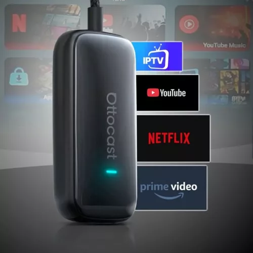 OTTOCAST Play2Video CA515-T vezeték nélküli autós adapter fekete-5903396422010 7 kép