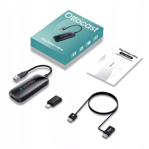OTTOCAST Play2Video CA515-T vezeték nélküli autós adapter fekete-5903396422010 9 kép