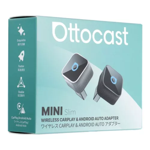 Wireless autós adapter OTTOCAST Mini Cube T2 fekete-5903396421518 5 kép