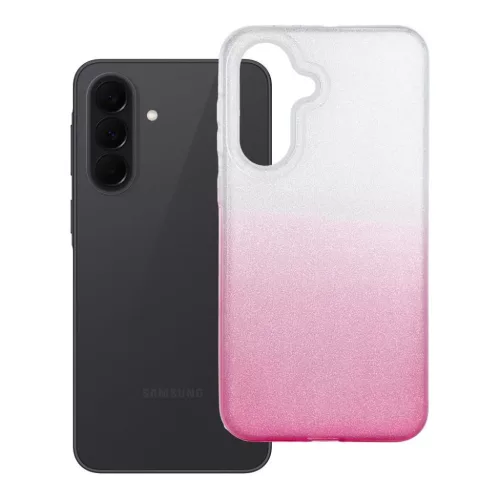 Samsung Galaxy A37 tok SHINING tok átlátszó rózsaszín-5903396443015 5 kép