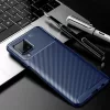 Samsung Galaxy A12 Armored szénszál mintájú TPU tok kék-5902429901997 3 kép