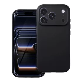    iPhone 16 Pro Max Fekete Forcell F-Protect Rubber Premium tok kompatibilis MagSafe-fel
