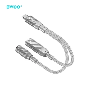 2 az 1-ben Adapter Lightning / Type C - 3.5MM Jack BZ67-6933654817851 1 kép