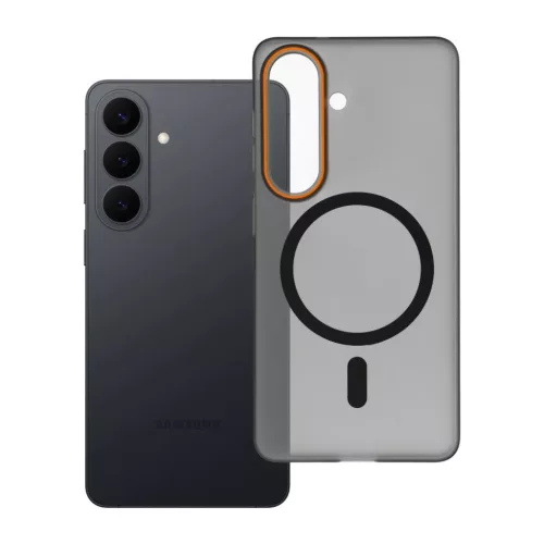 Samsung Galaxy S26 GO ORANGE MagSafe kompatibilis tok fekete-5903396429699 7 kép
