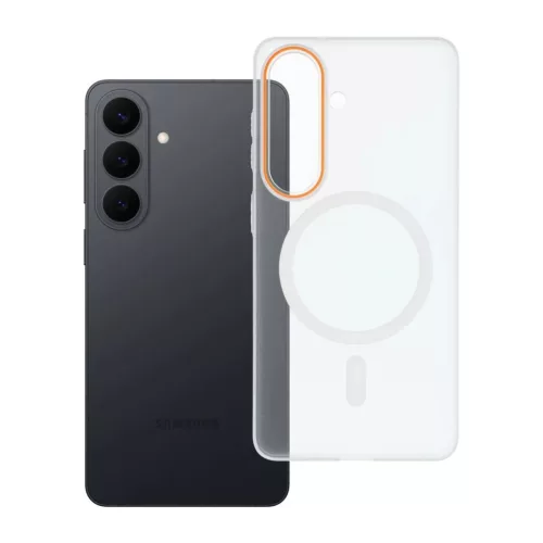 Samsung Galaxy S26 GO ORANGE MagSafe kompatibilis tok átlátszó-5903396430268 7 kép