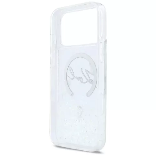 iPhone 17 Pro Max Karl Lagerfeld Liquid Glitter Karl Felirat Logó Mag-3666339608309 7 kép