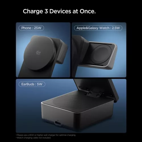 Spigen Essential EF323MQ 3in1 Mágneses MagSafe Vezeték nélküli tö-8800283315301 8 kép