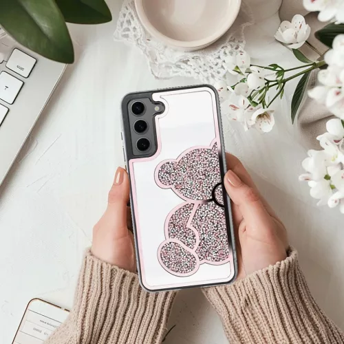 Samsung Galaxy A57 Teddy Bear tok rózsaszín-5903396438677 3 kép