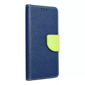 Samsung Galaxy A37 tok FANCY Book tok sötétkék / citromzöld-5903396437472 1 kép