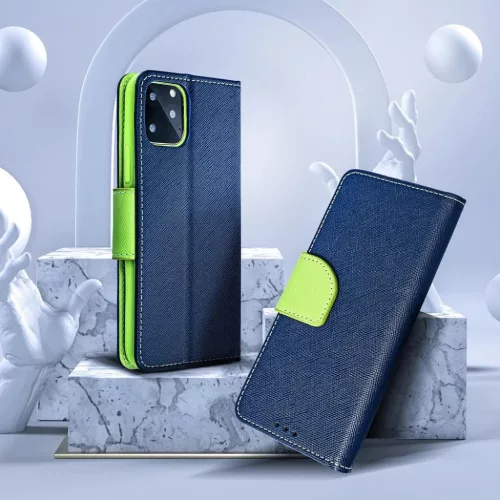 Samsung Galaxy A37 tok FANCY Book tok sötétkék / citromzöld-5903396437472 7 kép