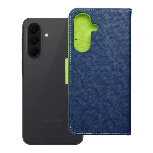 Samsung Galaxy A37 tok FANCY Book tok sötétkék / citromzöld-5903396437472 9 kép