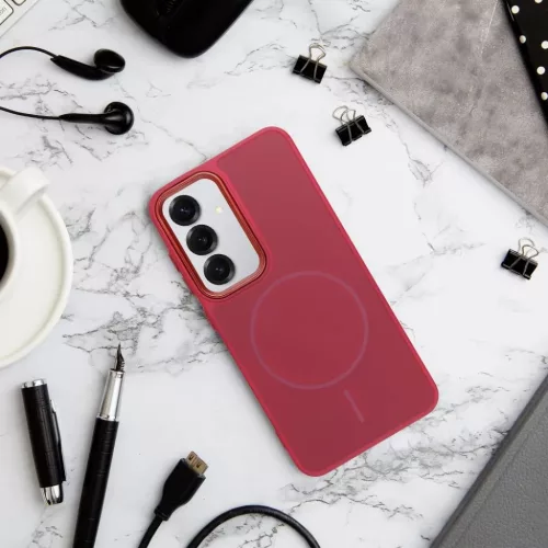 Samsung Galaxy A27 FRAME MAG COVER tok magenta-5903396451744 1 kép