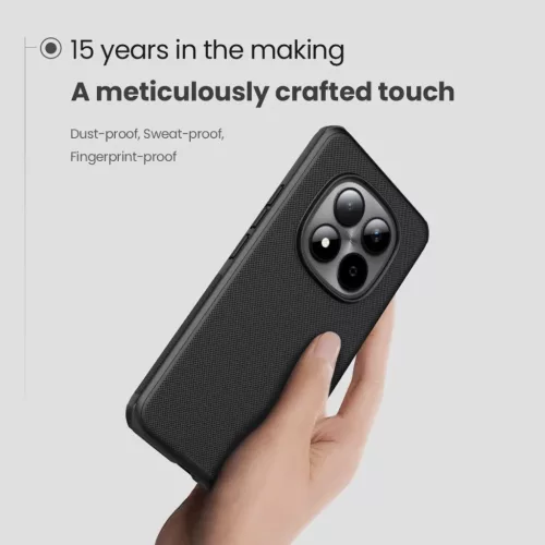  Xiaomi Redmi Note 15 Pro+ 5G fekete Nillkin Super Frosted PRO hátlap-6902048306059 3 kép