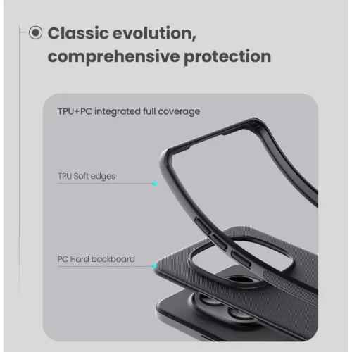  Xiaomi Redmi Note 15 Pro+ 5G fekete Nillkin Super Frosted PRO hátlap-6902048306059 4 kép