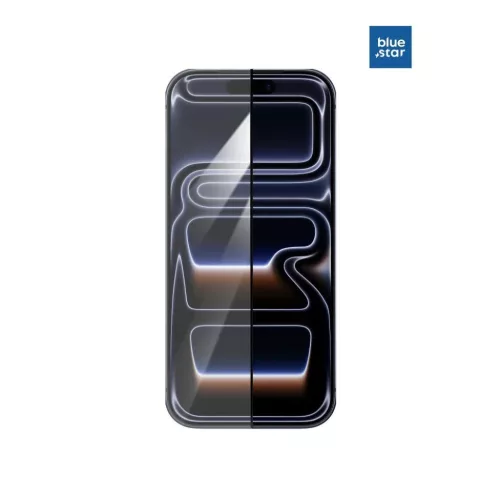 iPhone 14 Pro Max Blue Star 5D AR fekete üvegfólia-5903396428999 7 kép