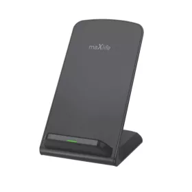 Maxlife MXWC-07 vezeték nélküli töltő 15W fekete-5906961999450 1 kép