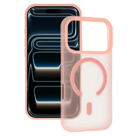   Tel Protect Mist Matt Magsafe iPhone 15 tok rózsaszín narancs