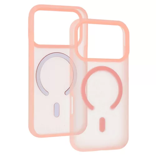 Tel Protect Mist Matt Magsafe iPhone 15 tok rózsaszín narancs-5900217487043 4 kép