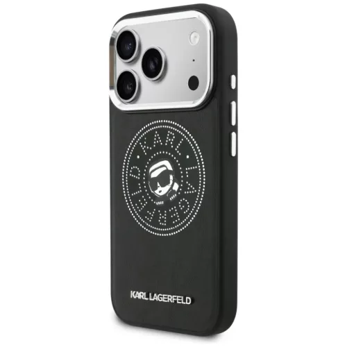 iPhone 17 Pro Max tok Karl Lagerfeld Point & Karl Sketch MagSafe feket-3666339604462 2 kép