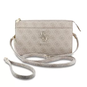 Guess PU 4G Metal Logo Phone Bag Pink