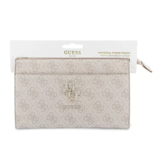 Guess PU 4G Metal Logo Phone Bag Pink-3666339609825 7 kép