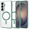 Samsung Galaxy S26 Light Green Techsuit - Luxury Crystal MagSafe tok-5949419345546 1 kép