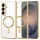 Samsung Galaxy S26 Arany Techsuit Luxury Crystal MagSafe tok