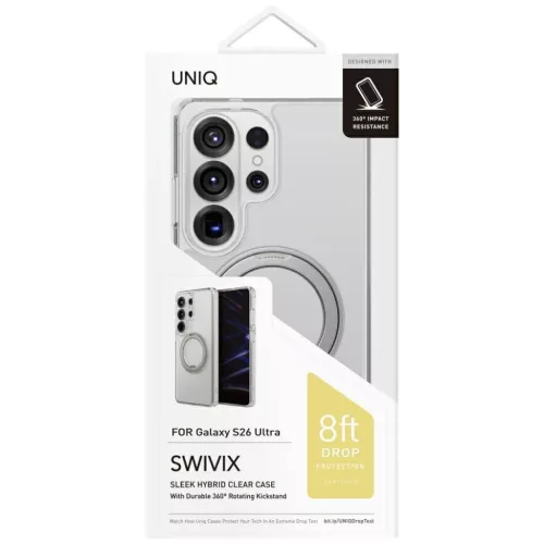 Samsung Galaxy S26 Ultra UNIQ Swivix 360 Rotating Kickstand tok átlá-8886463697689 3 kép