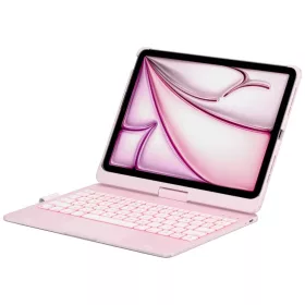   iPad Air 11" 2024-2026 Typecase Flexbook Touch billentyűzetes tok világos rózsaszín tok