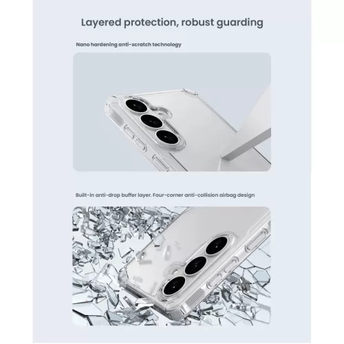  Samsung Galaxy S26 Átlátszó Nillkin Nature TPU PRO Tok-6902048307360 6 kép