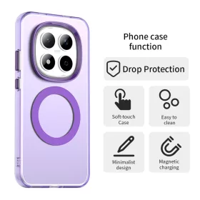 Xiaomi Redmi Note 15 Pro 5G Lila Techsuit CandyCase MagSafe tok-5949419358096 2 kép