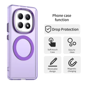 Xiaomi Redmi Note 15 5G / Poco M8 5G Lila Techsuit CandyCase MagSafe t-5949419357426 2 kép
