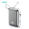 BWOO power bank P77 45W, 10000 mAh USB-C és Lightning kábellel, szü-6933654816953 2 kép