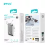 BWOO power bank P77 45W, 10000 mAh USB-C és Lightning kábellel, szü-6933654816953 3 kép