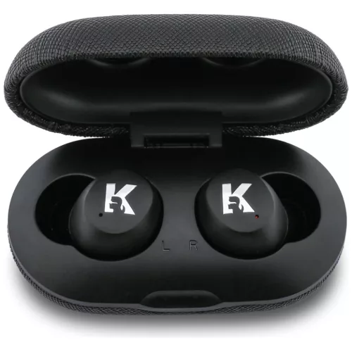 Karl Lagerfeld Saffiano Logo ENC fekete TWS vezeték nélküli fülhal-3666339609962 4 kép